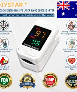 DIYSTAR™ GlucoSense Non-Invasive Laser Blood Glucose Meter